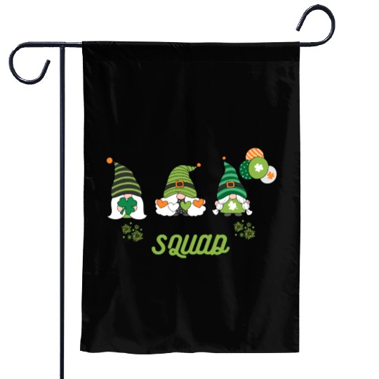 Cute Smuurfs St.patrick's Day Garden Flags
