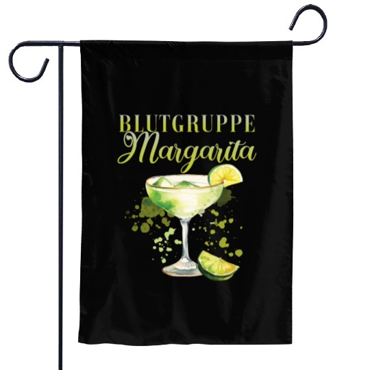 Blutgruppe Margarita Tequila Stag Party Garden Flags