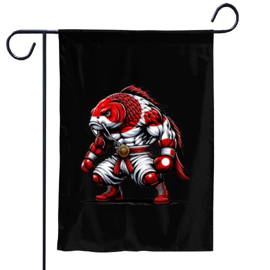 Koi fish national flag of Japan Garden Flags