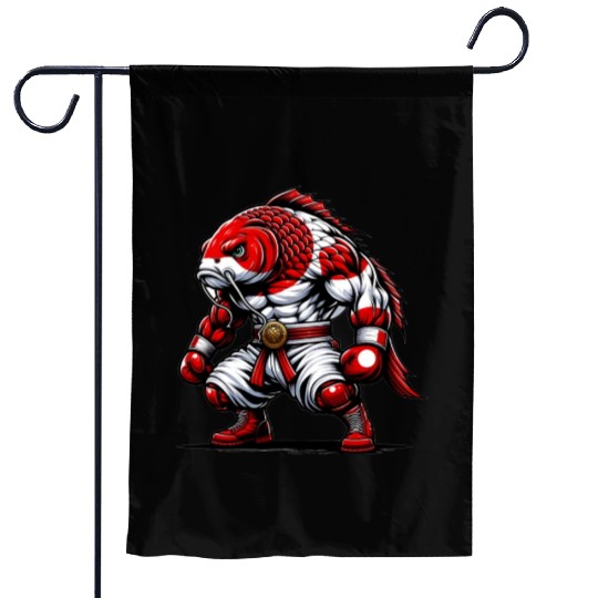 Koi fish national flag of Japan Garden Flags