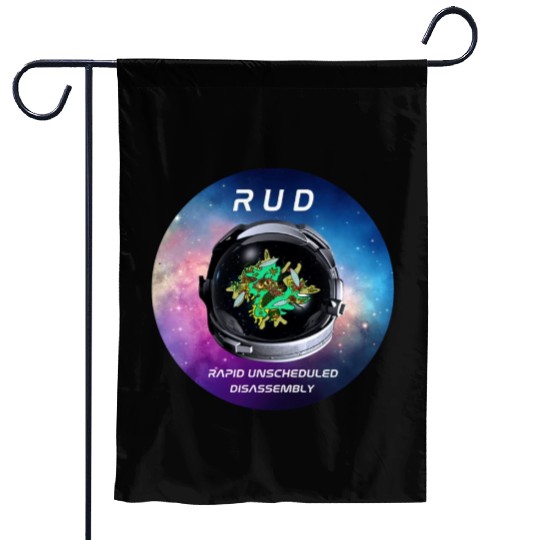 RUD: Rapid Unscheduled Disassembly, Tie Dye Galaxy Garden Flags
