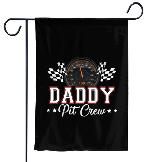 Race Car Birthday Party Racing Family Daddy Pit Garden Flags