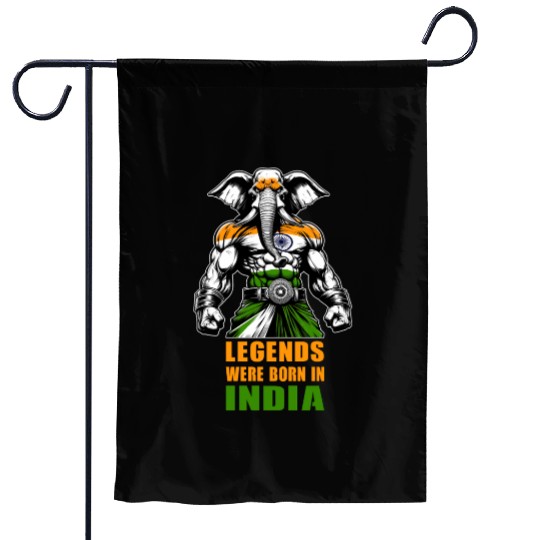 India elephant legends design Garden Flags