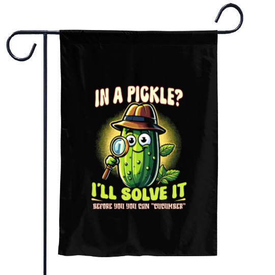 Pickle Lover Funny Pickle Dill pickle Pickled Garden Flags