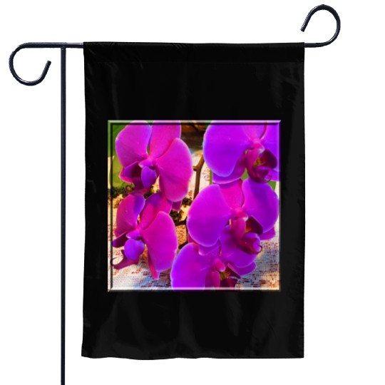 Orchid 4 Garden Flags