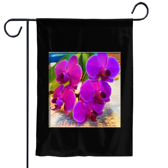 Orchid 2 Garden Flags