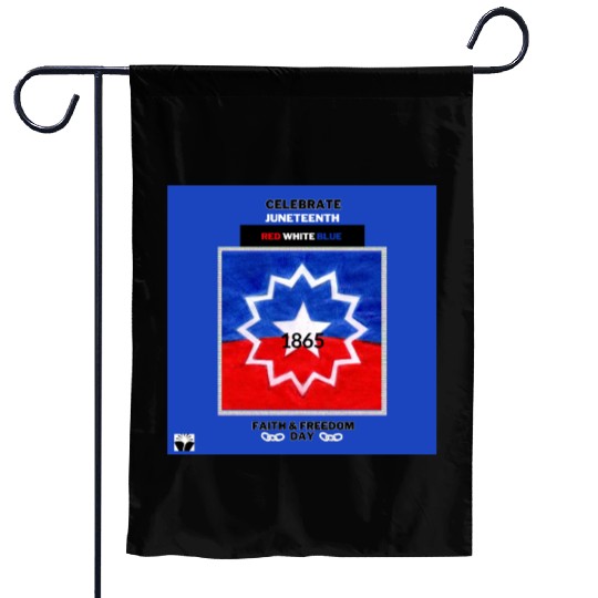 Celebrate Juneteenth: The Red White & Blue Garden Flags