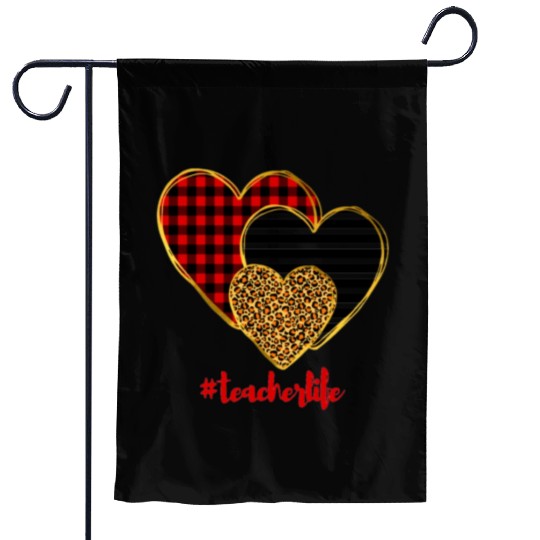 teacher life Garden Flags