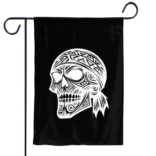 Pirate Costume Wild Skull T Tattoo Style Garden Flags