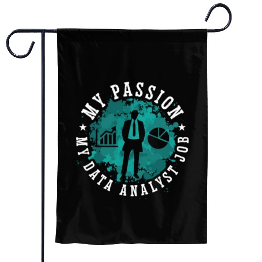 Data Analyst My Passion My Data Computer Science Garden Flags