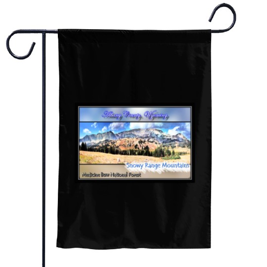 I've Been Framed! Snowy Range Scenic Byway Wyoming Garden Flags