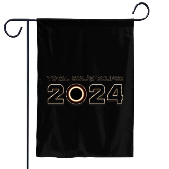 2024 Total Solar Eclipse - Science Garden Flags