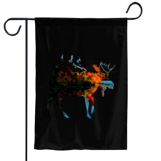moose mountain Garden Flags