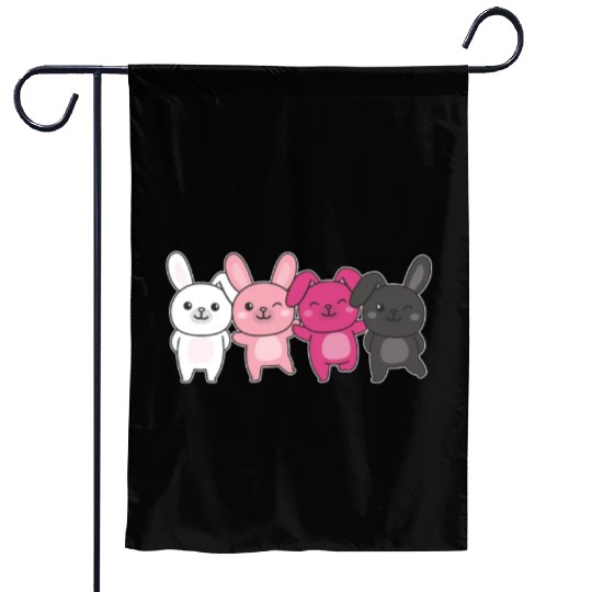 Transfem Flag Pride Lgbtq Bunny Garden Flags