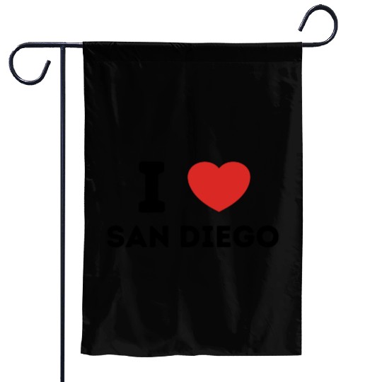 I Love San Diego United States Garden Flags