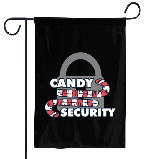 Candy Security Mom Dad Matching Birthday Costume Garden Flags