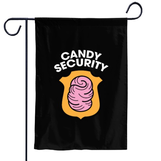 Candy Security Mom Dad Matching Birthday Costume Garden Flags