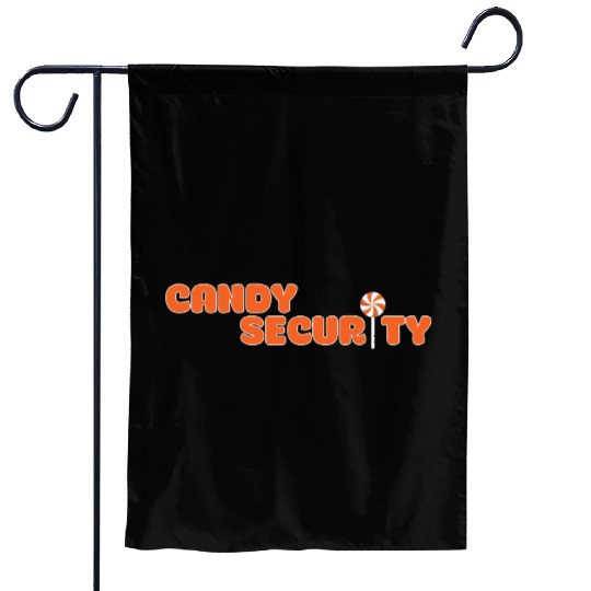Candy Security Mom Dad Matching Birthday Costume Garden Flags