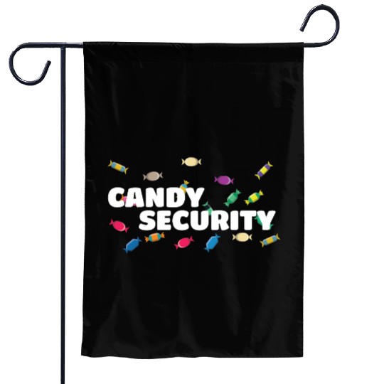 Candy Security Mom Dad Matching Birthday Costume Garden Flags