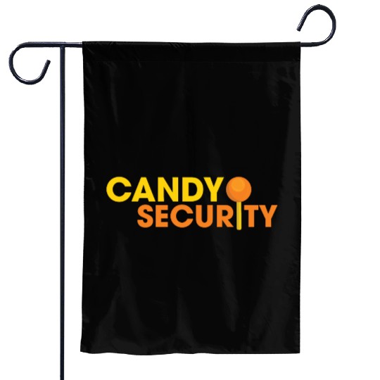 Candy Security Mom Dad Matching Birthday Costume Garden Flags