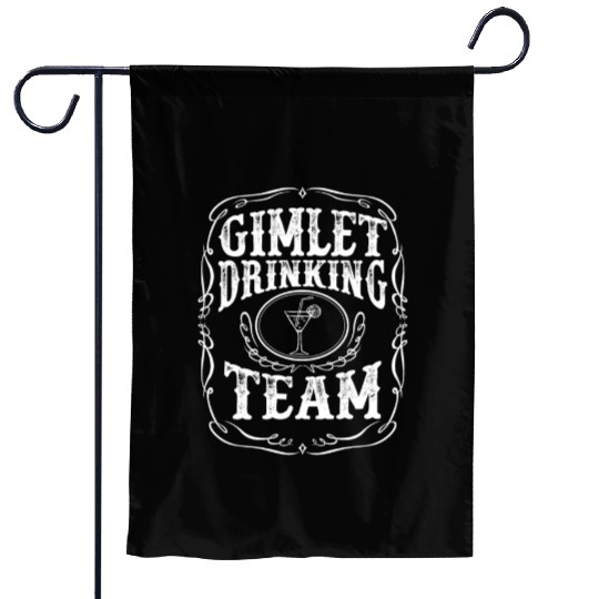 Gimlet Drinking Team Garden Flags - Cocktail Alcoholic