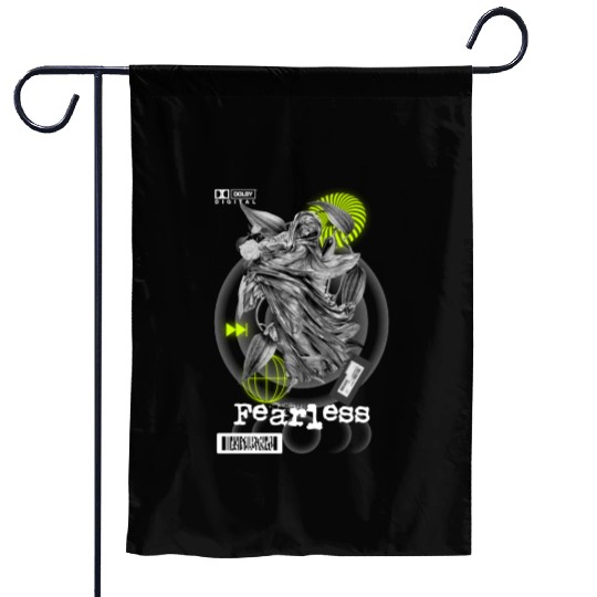 WHYTE - STREET WEAR URBAN STYLE "FEARLESS" Garden Flags