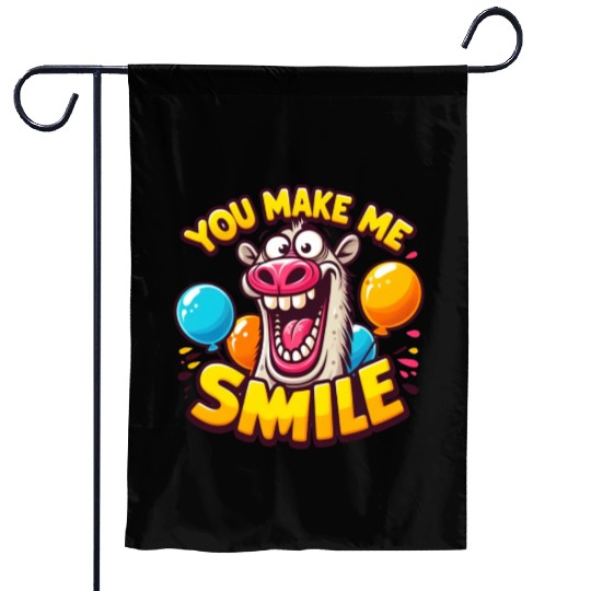 Joyful Donkey A Smile Inducing Design Garden Flags