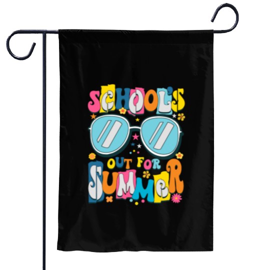 School's Out For Summer Teacher Life Garden Flags