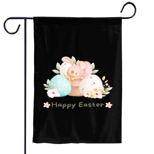 happy Easter Garden Flags
