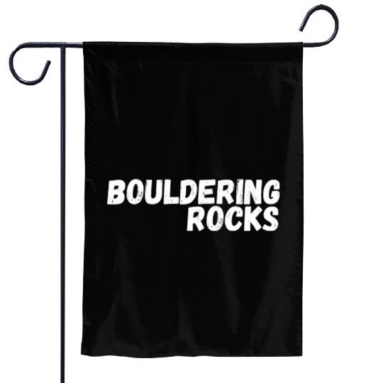 bouldering rocks Garden Flags