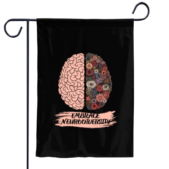 Embrace Neurodiversity Autism Awareness Garden Flags