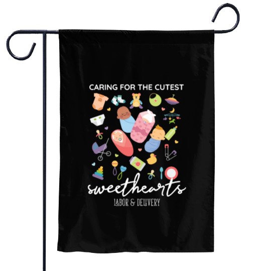 Caring For Cutest Sweethearts NICU Labor And Garden Flags