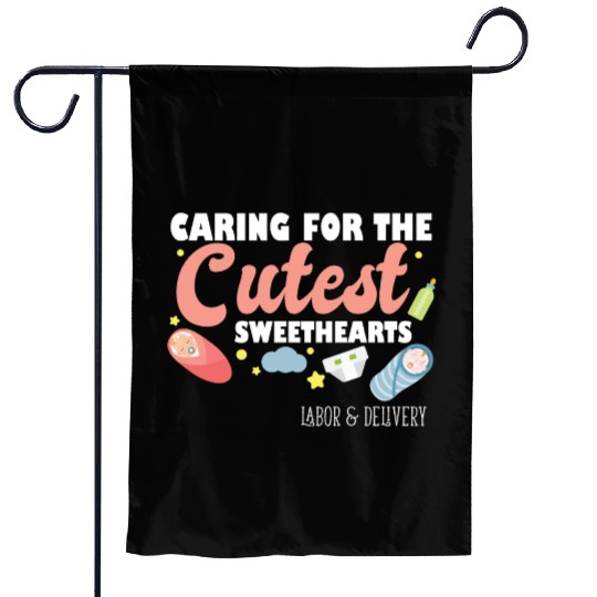 Caring For Cutest Sweethearts NICU Labor And Garden Flags