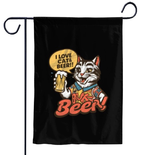 I Love Beer Garden Flags