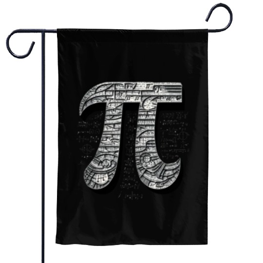 Pi Day Nerd Geek Love Math Pi Symbol Kids Men Garden Flags