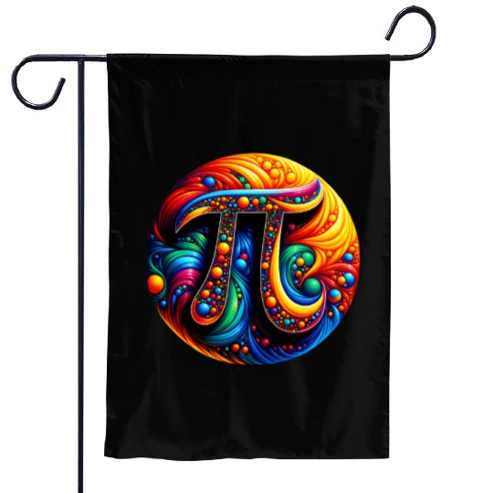Pi Day Nerd Geek Love Math Pi Symbol Kids Men Garden Flags
