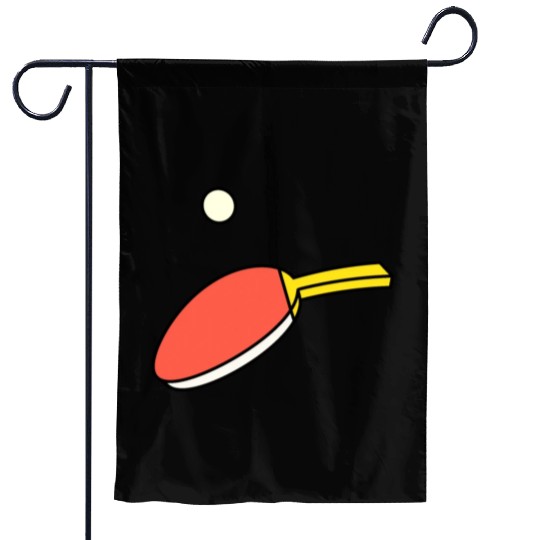 Ping Pong - Paddle & Ball Garden Flags