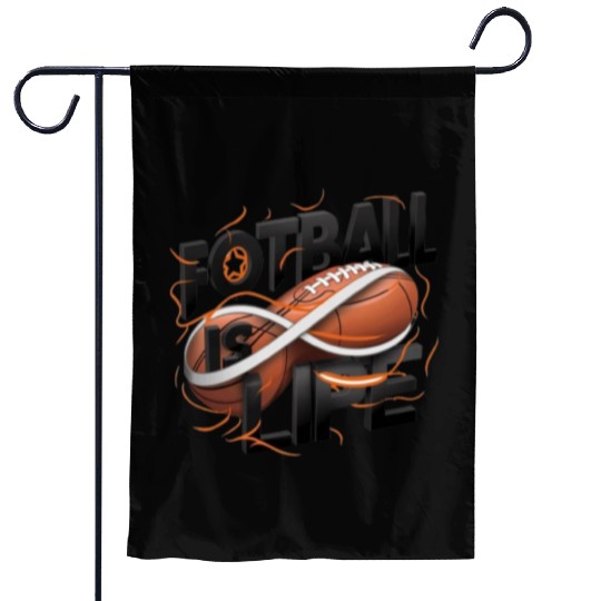 "Eternal Passion: Football is Life" Garden Flags