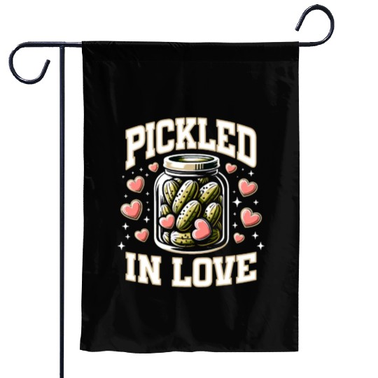 Pickle Lover Funny Pickle Dill pickle Pickled Garden Flags