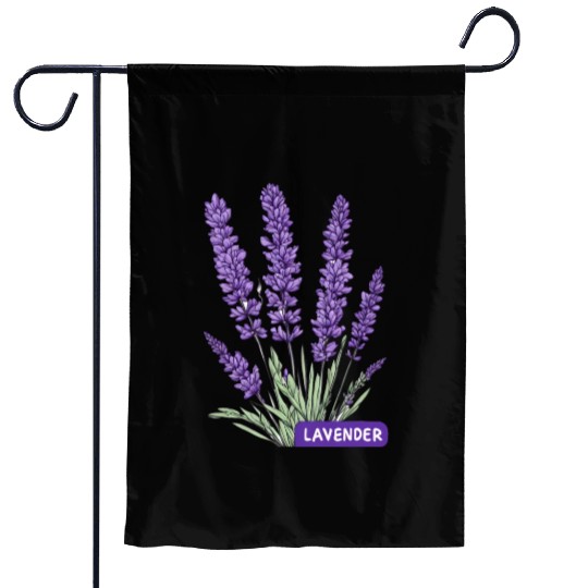 Lavender - Pot Label Garden Flags