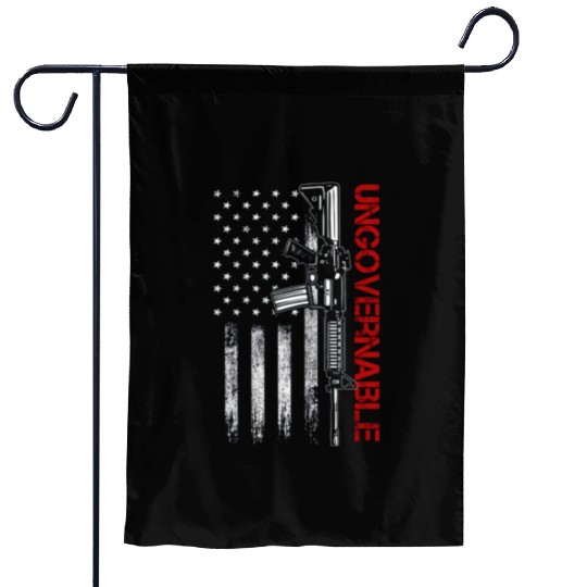 Ungovernable Become Ungovernable American USA FLag Garden Flags