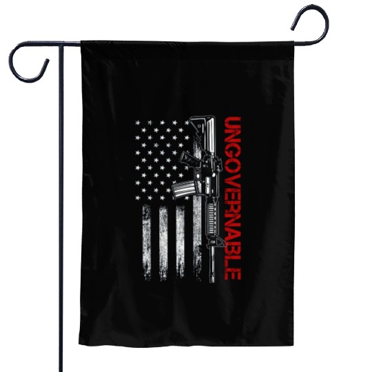 Ungovernable Become Ungovernable American USA FLag Garden Flags