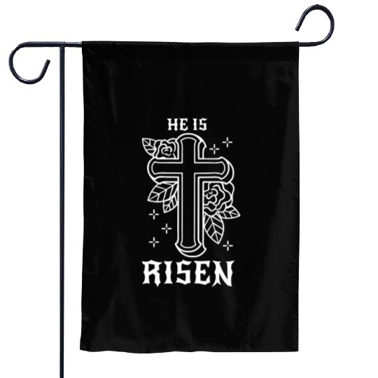 He Is Risen Easter Jesus Resurrection Christian Garden Flags