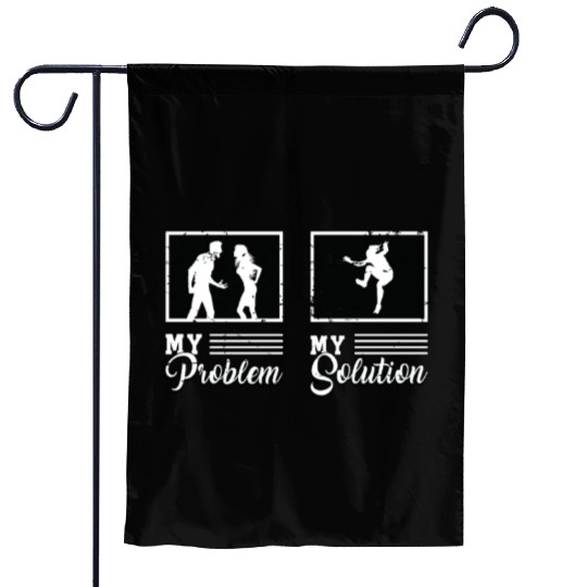 Parkour Lover My Problem My Pictogram Mom Dad Garden Flags