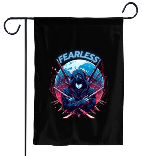 fearless assasin Garden Flags