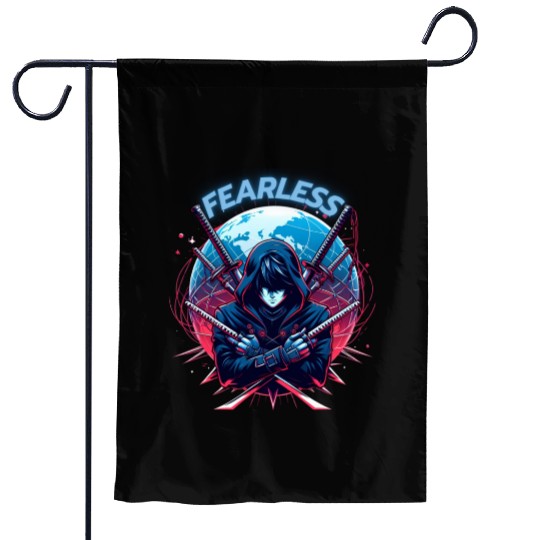 fearless assasin Garden Flags