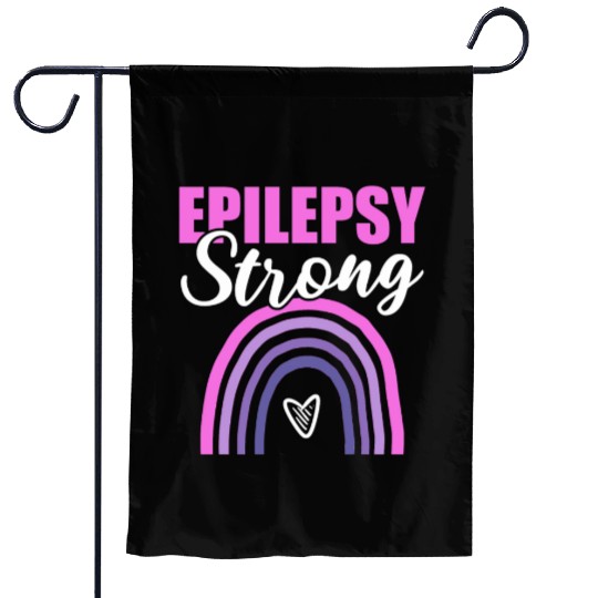 Epilepsy Strong Epilepsy Warrior Garden Flags