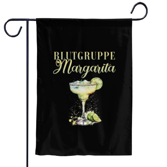 Blutgruppe Margarita Tequila Stag Party Garden Flags