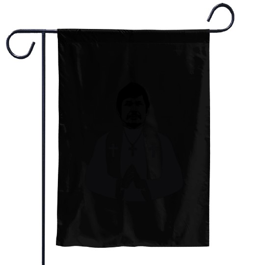 Charles Bronson Priest Garden Flags - Vintage Hollywood