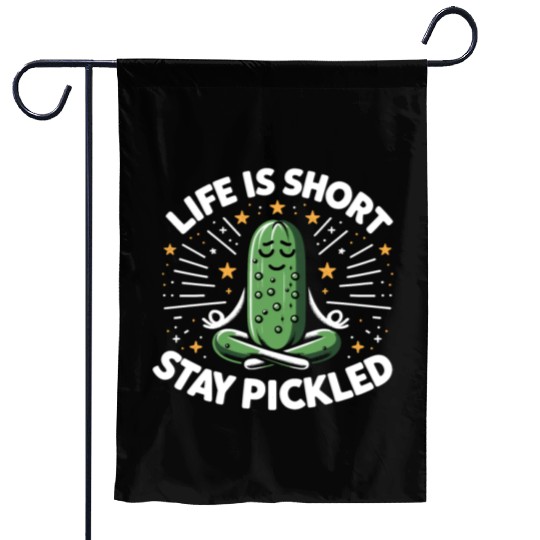 Pickle Lover Funny Pickle Dill pickle Pickled Garden Flags